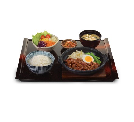 เนื้อย่างกระทะร้อน