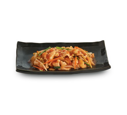 หมูผัดกิมจิ (อาหารจานเดี่ยว)