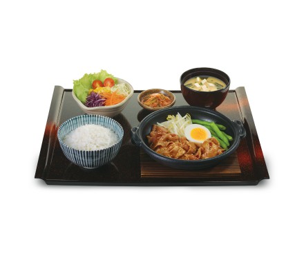 หมูย่างกระทะร้อน