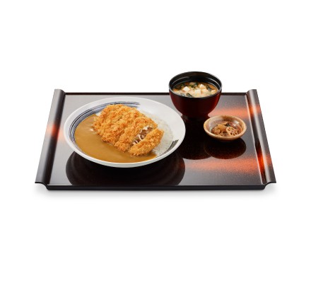 เซตข้าวแกงกะหรี่เนื้อชีสเบอร์เกอร์