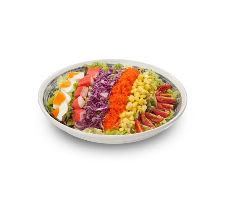 สลัดปูอัดไข่กุ้ง