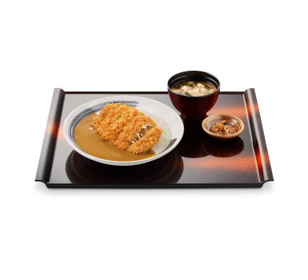 เซตข้าวแกงกะหรี่หมูชีสเบอร์เกอร์