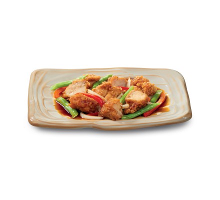 ไก่ซอสสามรส (อาหารจานเดี่ยว)