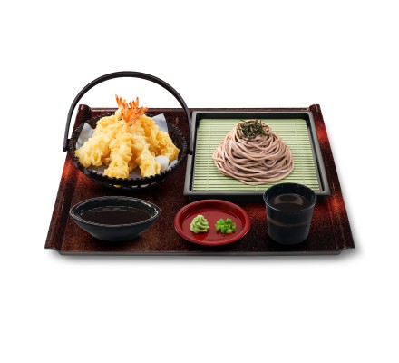 โซบะเย็น เทมปุระกุ้ง