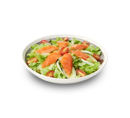 สลัดยำไทยแซลมอน