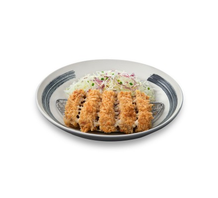 ชีสเบอร์เกอร์เนื้อชุบแป้งทอด(อาหารจานเดี่ยว)